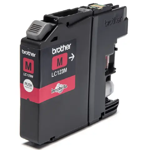 Tusz Brother LC123M Magenta do drukarek (Oryginalny)